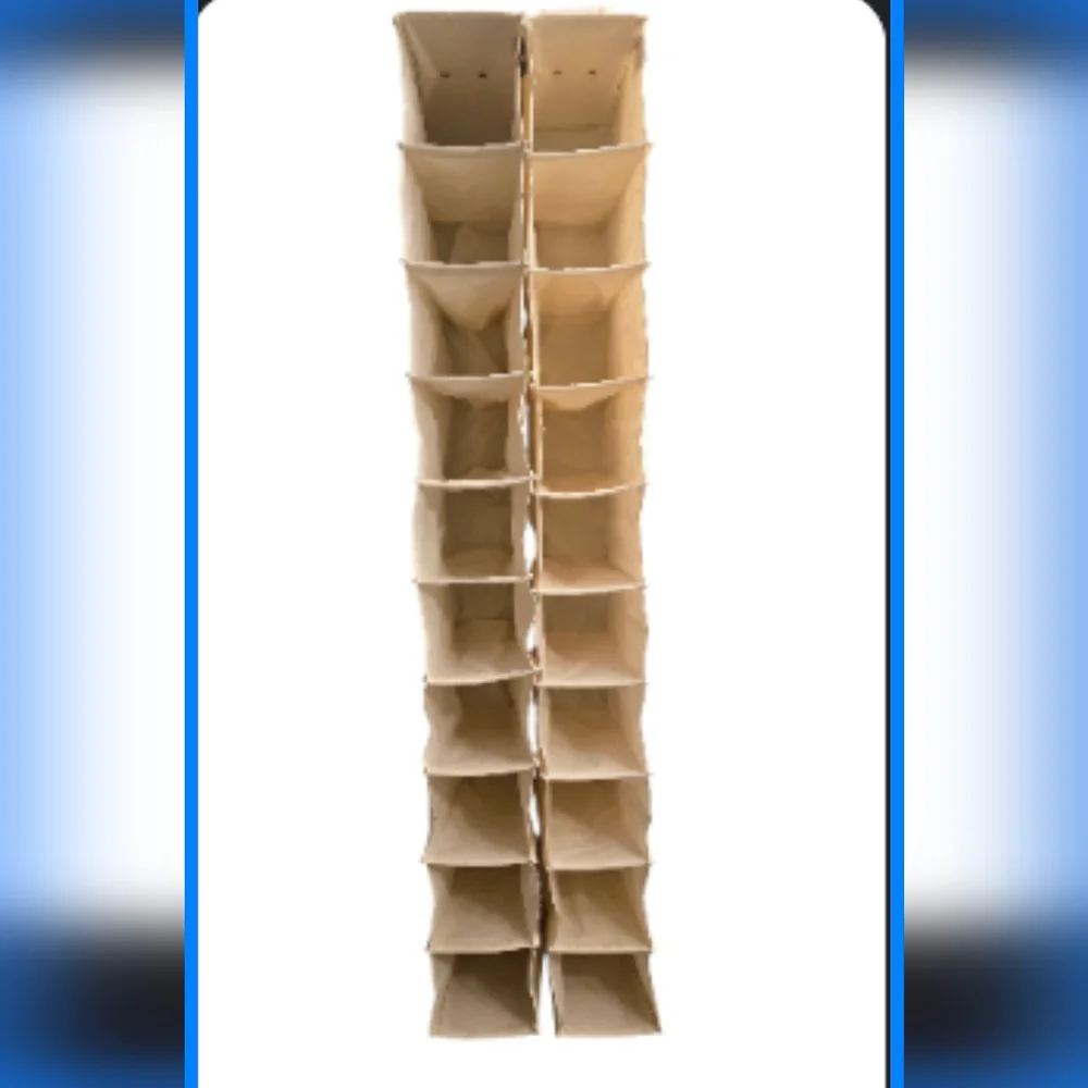 2 ClosetMaid Tan Hanging Shoe Organizer